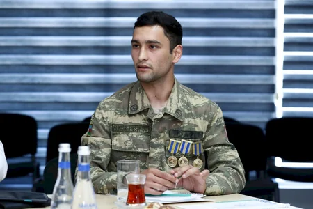 Bir qrup Vətən müharibəsi qazisi ilə növbəti görüş olub