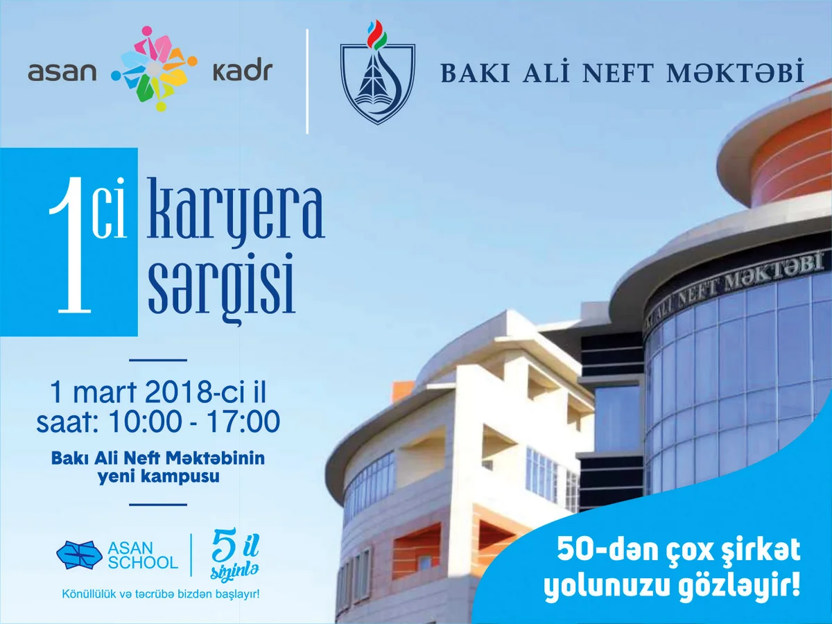 Joint project by BHOS and ASAN: First Career Exhibition starts