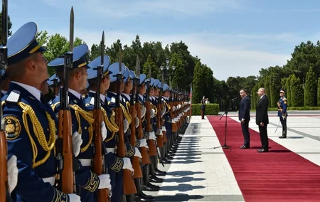 Official welcome ceremony was held for Polish President Andrzej Duda