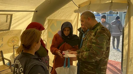 Medical services provided to 729 Turkish quake victims in Azerbaijani mobile hospitals