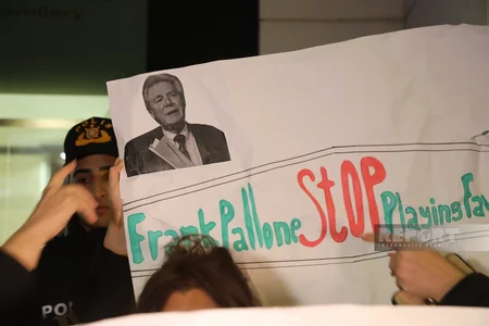 Frank Peloni Bakıda “Rədd ol!” şüarları ilə qarşılanıb - YENİLƏNİB
