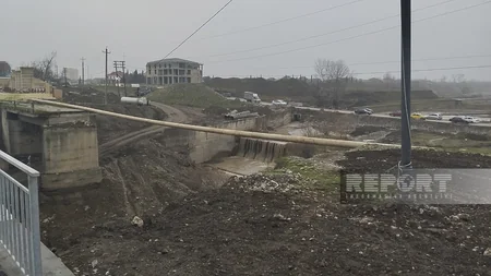 Xaçmazda uçan körpünün yerində inşa edilmiş yeni körpü istifadəyə verilib