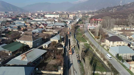 Şəkidə içməli və tullantı su layihəsinin 45 %-i icra edilib