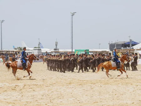 Turkish President watches performance featuring Karabakh horses