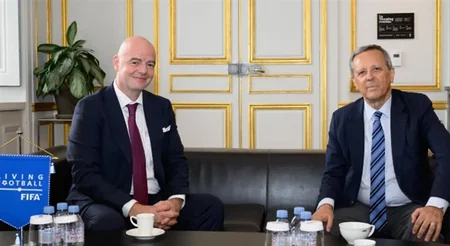 Elxan Məmmədov Yunanıstan Futbol Federasiyasının prezidenti ilə görüşüb