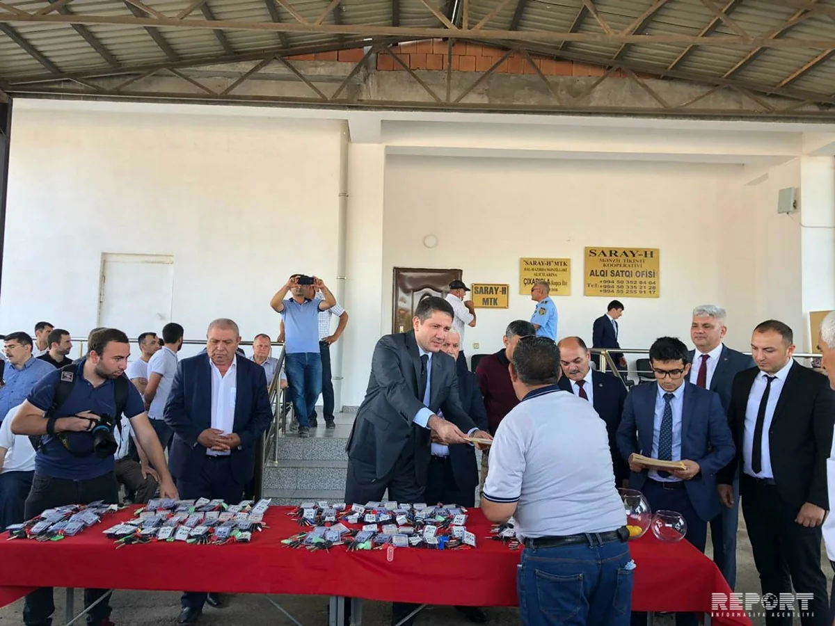 Abşeronda 60 şəhid ailəsinə və Qarabağ müharibəsi əlilinə mənzillər təqdim edilib