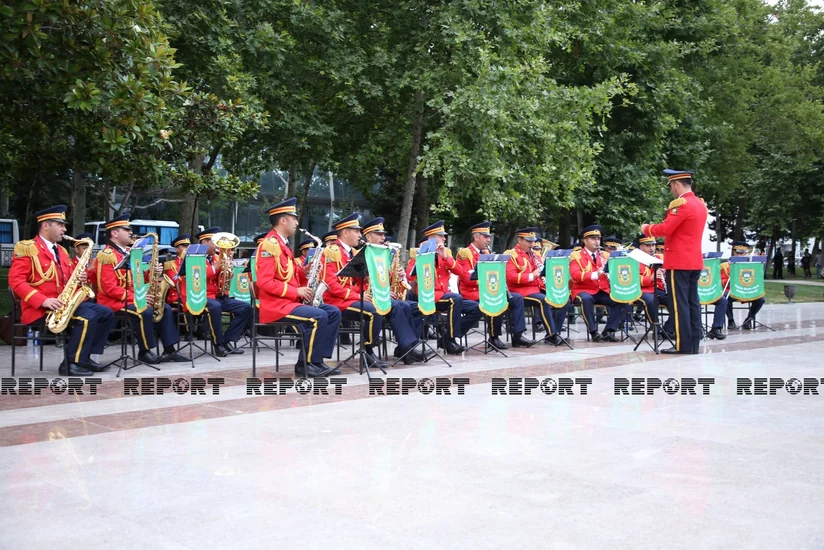 Bakıda hərbi orkestrlərin çıxışları maraqla qarşılanıb