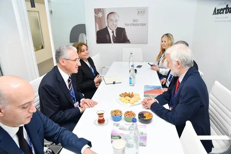 COP28-in iştirakçıları Azərbaycan pavilyonunu ziyarət edir