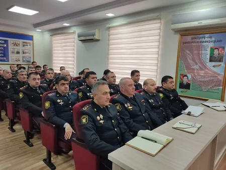 В Шеки прошло совещание, посвященное совершенствованию деятельности полиции на выборах