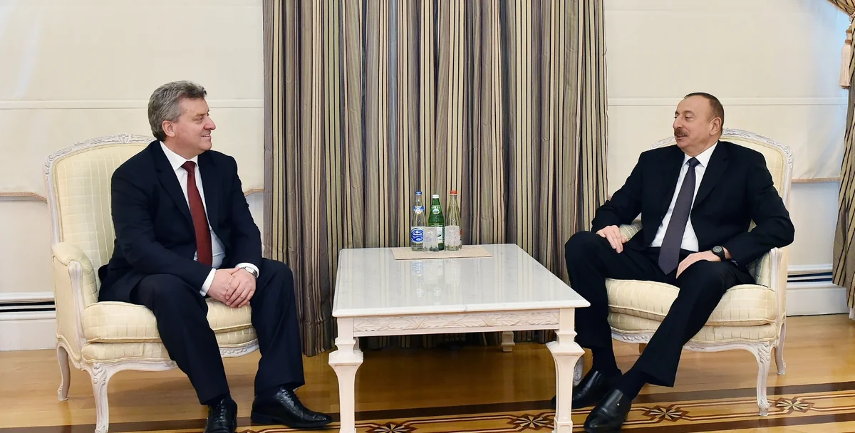 Makedoniyanın dövlət başçısı Prezident İlham Əliyevi təbrik edib