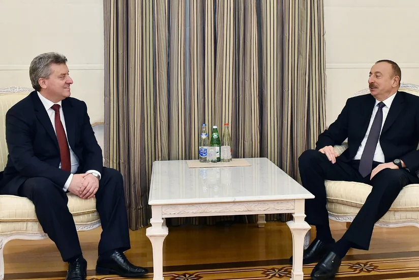 Makedoniyanın dövlət başçısı Prezident İlham Əliyevi təbrik edib