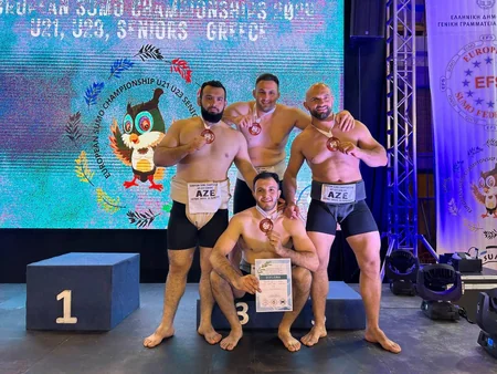 Azərbaycan sumoçuları Avropa çempionatında 11 medal qazanıblar