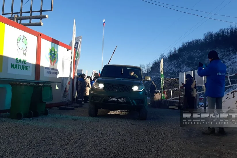 Сегодня по дороге Ханкенди-Лачын беспрепятственно проехали 60 автомобилей миротворцев