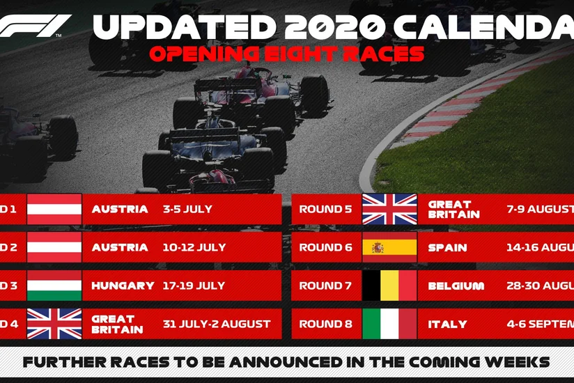 Formula 1: İlk 8 Qran-prinin təqvimi açıqlandı - RƏSMİ