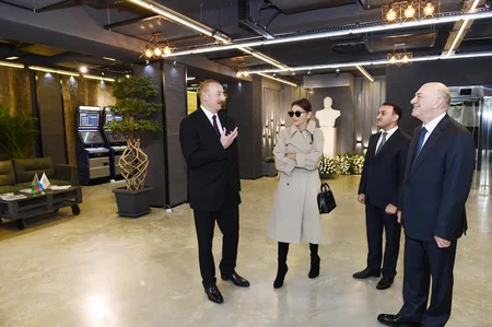 Prezident İlham Əliyev Bakıda Elektron Hökumətin İnkişafı Mərkəzinin inzibati binasının açılışında iştirak edib - YENİLƏNİB