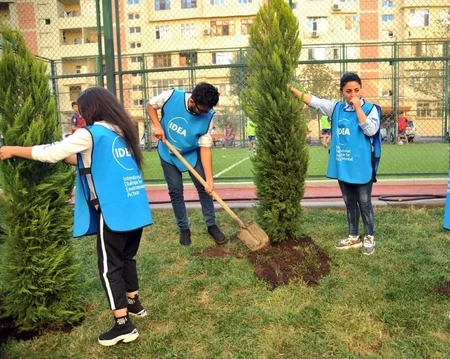 “Bizim həyət” layihəsi çərçivəsində Bakıda daha bir həyət abadlaşdırılıb