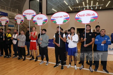 Boks üzrə Azərbaycan çempionatının açılış mərasimi olub