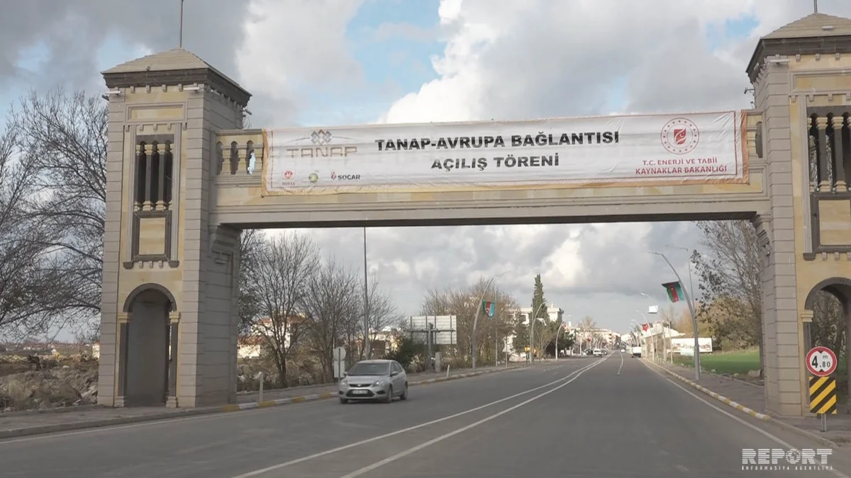TANAP-ın II hissəsinin açılışına son hazırlıqlar görülür - FOTO