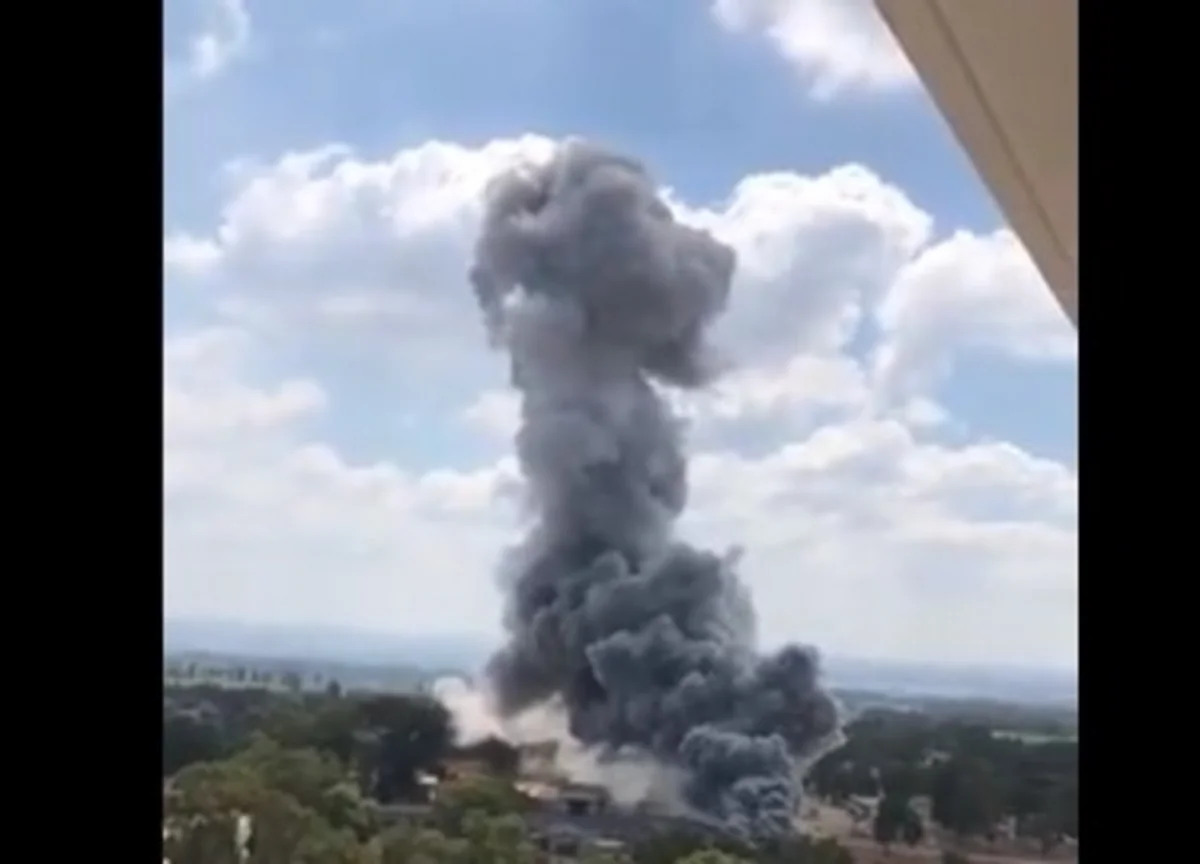 İsraildə hərbi müəssisədə partlayış baş verib - VİDEO