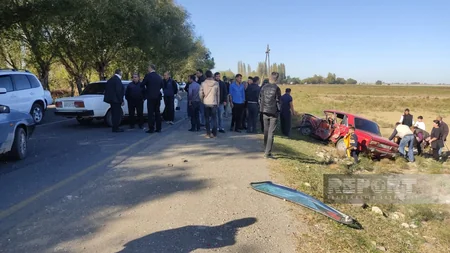Goranboyda iki avtomobil toqquşub, ölən və xəsarət alanlar var - YENİLƏNİB 