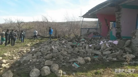 Şabranda sürüşmə baş verib, 5 evə ziyan dəyib - FOTO - VİDEO