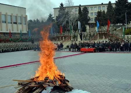 Azərbaycan Ordusu Novruz bayramını qeyd edib