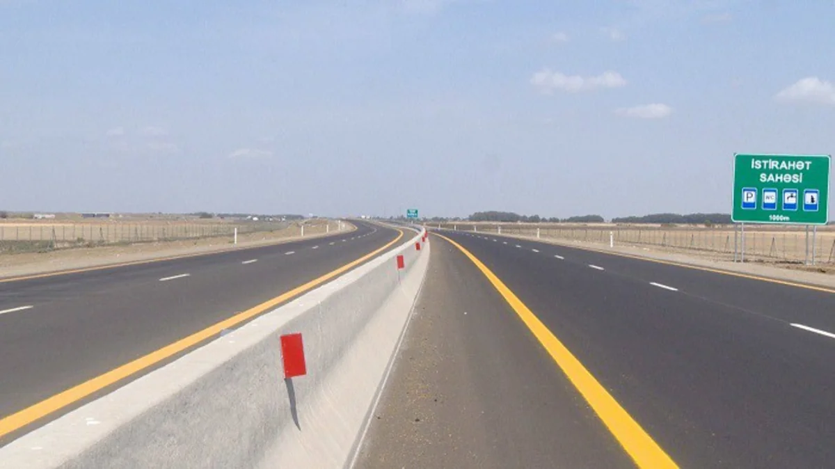 Special recreational areas set up along highways in Azerbaijan