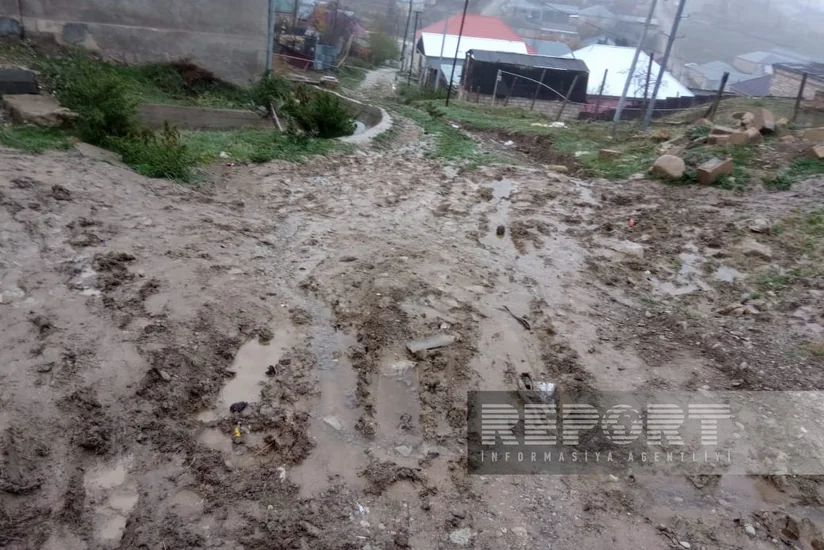 Şamaxıda yol problemi: Aşıq Məmmədağa küçəsinin sakinləri çətin durumdadır