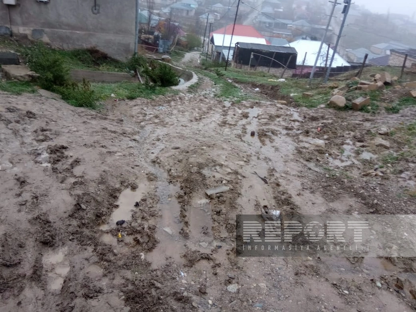 Şamaxıda yol problemi: Aşıq Məmmədağa küçəsinin sakinləri çətin durumdadır