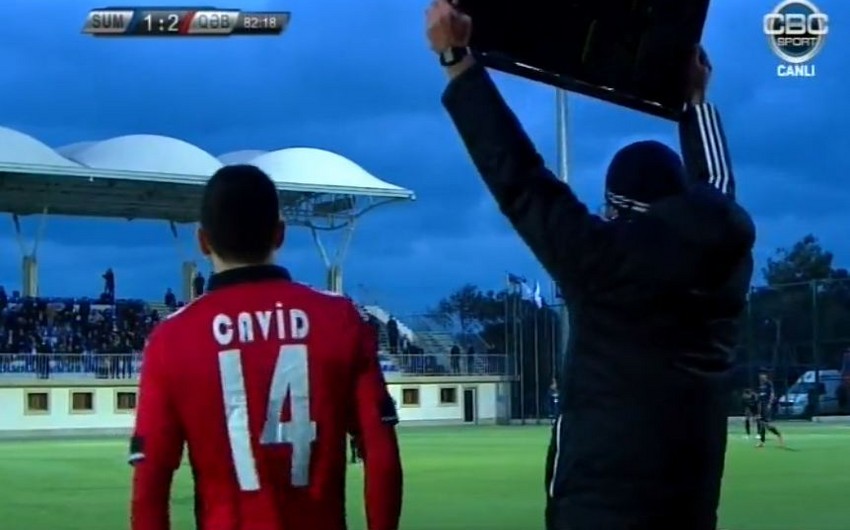 Cavid Hüseynov Qəbələdə bu mövsüm ilk oyununa çıxıb