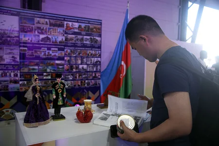 Beynəlxalq Ordu Oyunları-2022 yarışlarında Azərbaycan ekspozisiyası maraq doğurub
