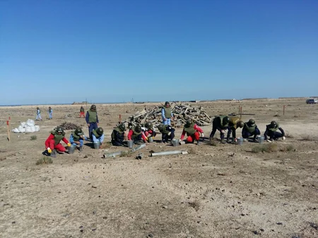 Xızıda 207 ədəd partlamamış hərbi sursat aşkar edilib