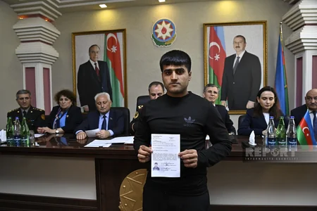 Əfv sərəncamı 17 saylı cəzaçəkmə müəssisəsində icra olunub, yeddi məhkum azad edilib