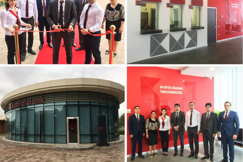 Kapital Bank bölgədə yeni şöbəsini istifadəyə verib