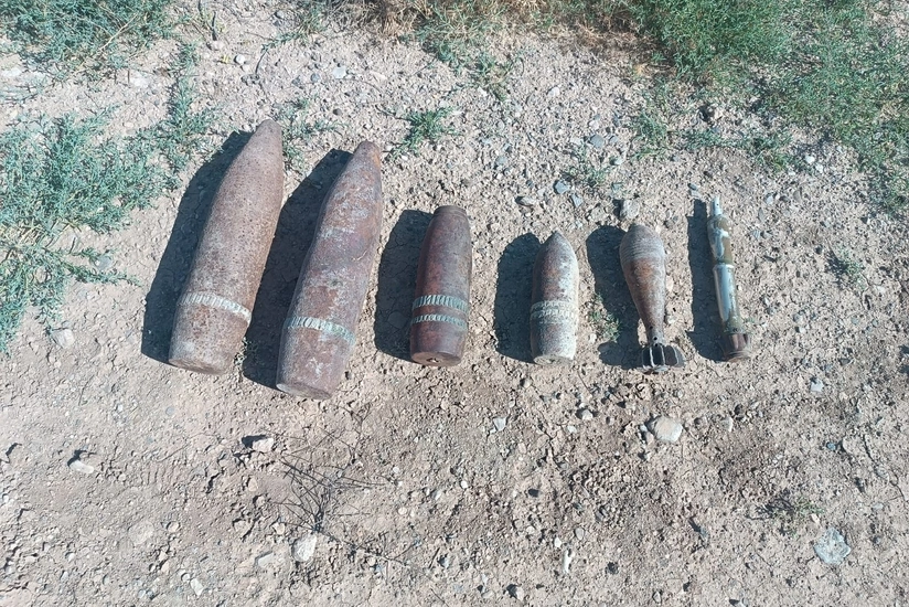 Kəngərlidə tank əleyhinə mərmilər tapılıb