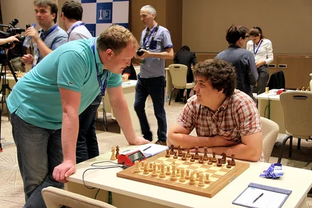 Azərbaycan şahmatçıları Dünya Kuboku-2015ə məğlubiyyətsiz başlayıblar - YENİLƏNİB 2 - FOTOREPORTAJ