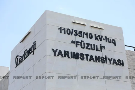 Azərbaycan jurnalistləri “Füzuli” yarımstansiyasında olub
