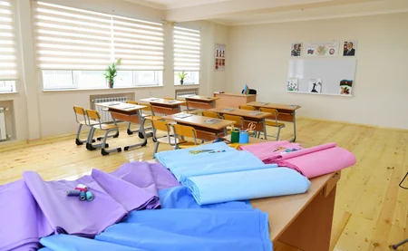 Azerbaijani president, First Lady open new school building in Charhan village