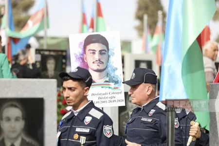 İkinci Fəxri xiyabanda Vətən müharibəsinin ildönümü ilə əlaqədar anım mərasimi başlayıb -YENİLƏNİB