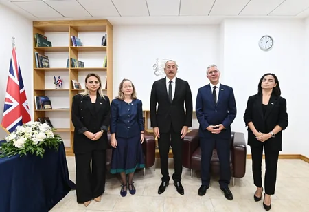 Britaniya səfiri Azərbaycan Prezidentinə təşəkkür edib