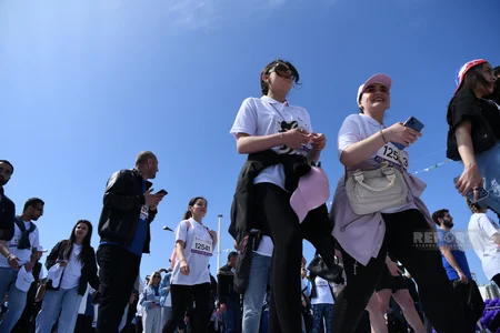 Heydər Əliyev Fondunun təşəbbüsü ilə keçirilən “Bakı Marafonu 2024” start götürüb