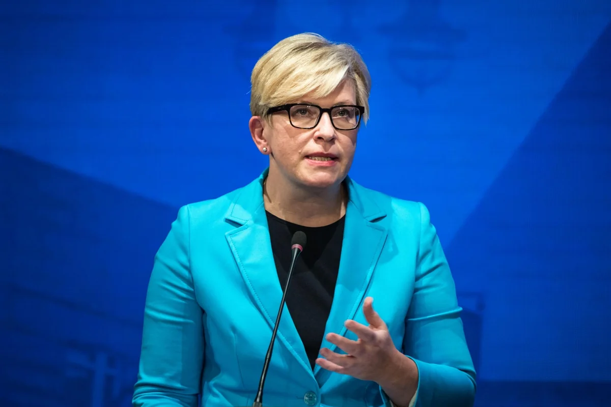 Lithuanian PM visits Kyiv, pays tribute to Ukrainian war victims