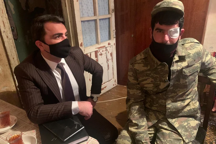 Daha bir qazi və ailəsinə sosial dəstək olunacaq