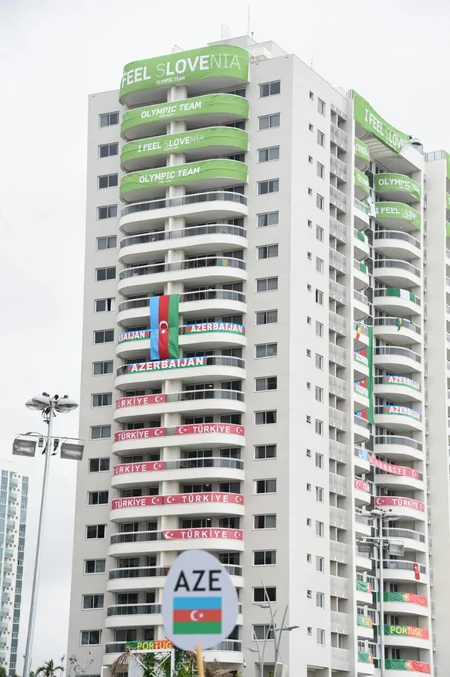 Azerbaijani flag raised in Rio Olympic village