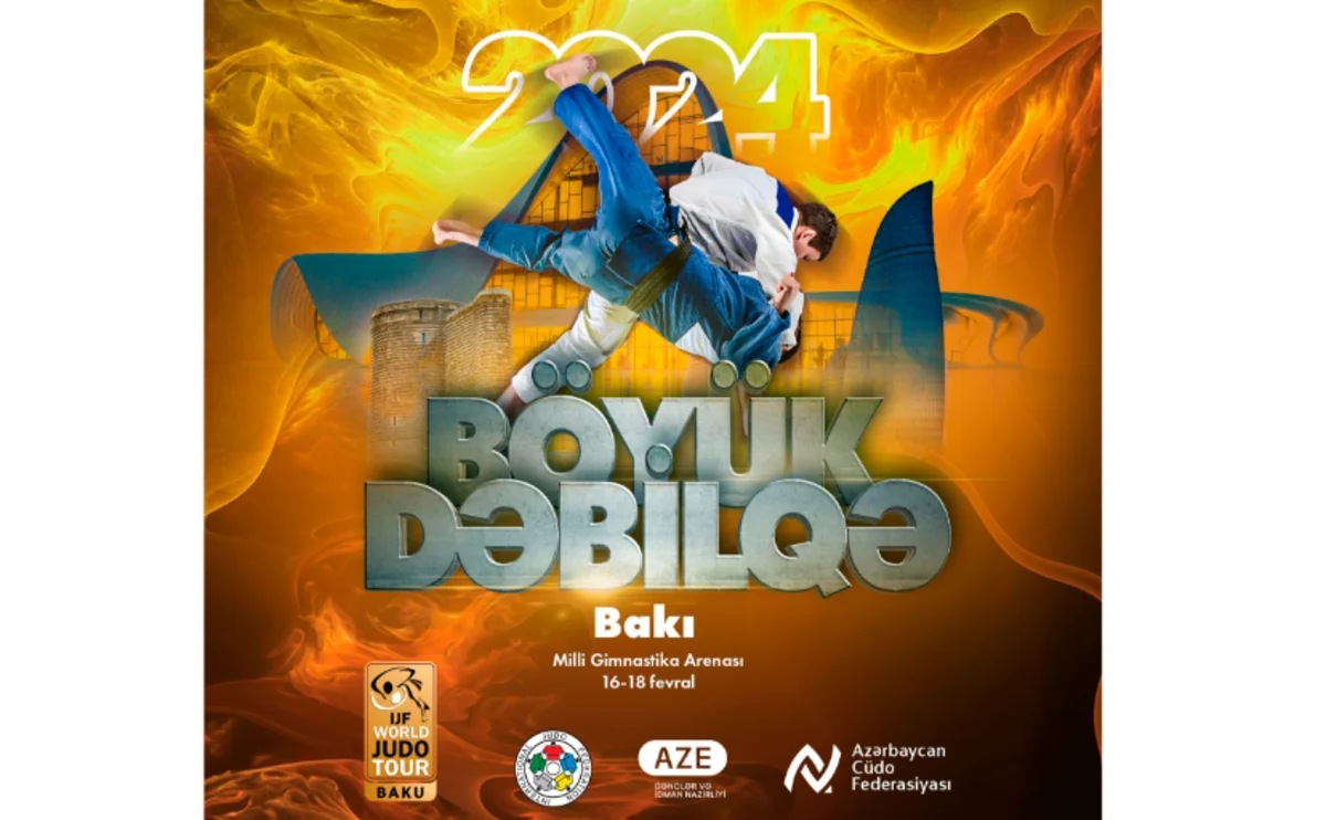 Bakıda keçiriləcək cüdo üzrə Böyük Dəbilqənin posteri təqdim edilib