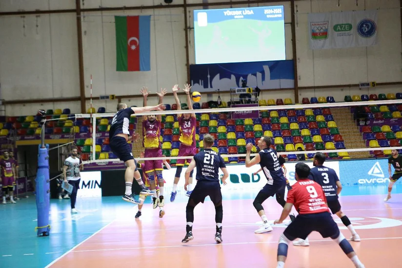 Kişi voleybolçular arasında Azərbaycan Yüksək Liqasında XI turun oyunları keçirilib