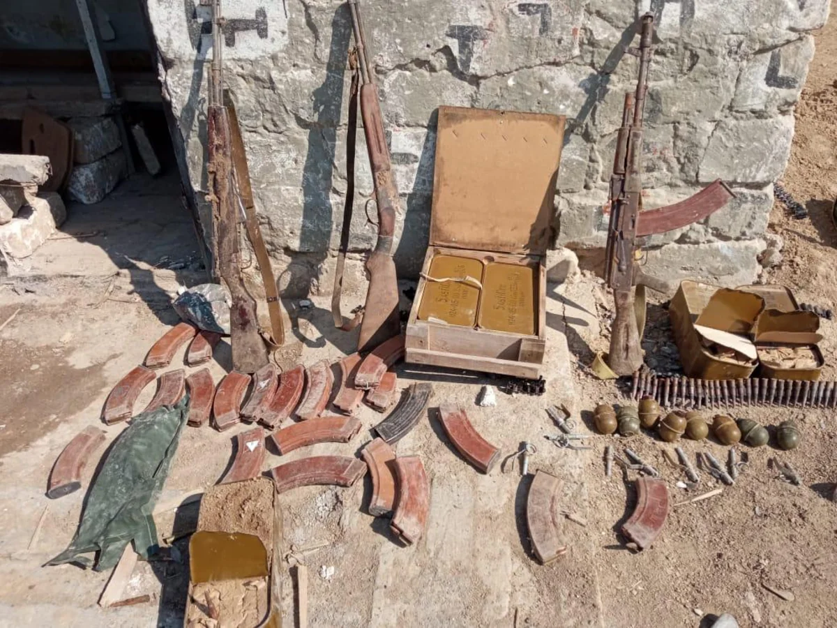 Laçın polisi tərəfindən silah-sursat aşkarlandı