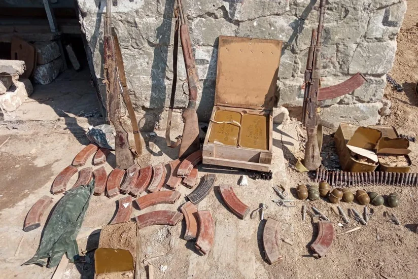 Laçın polisi tərəfindən silah-sursat aşkarlandı