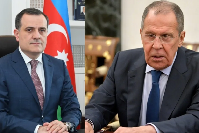 Главы МИД Азербайджана и России провели двустороннюю встречу в Москве 