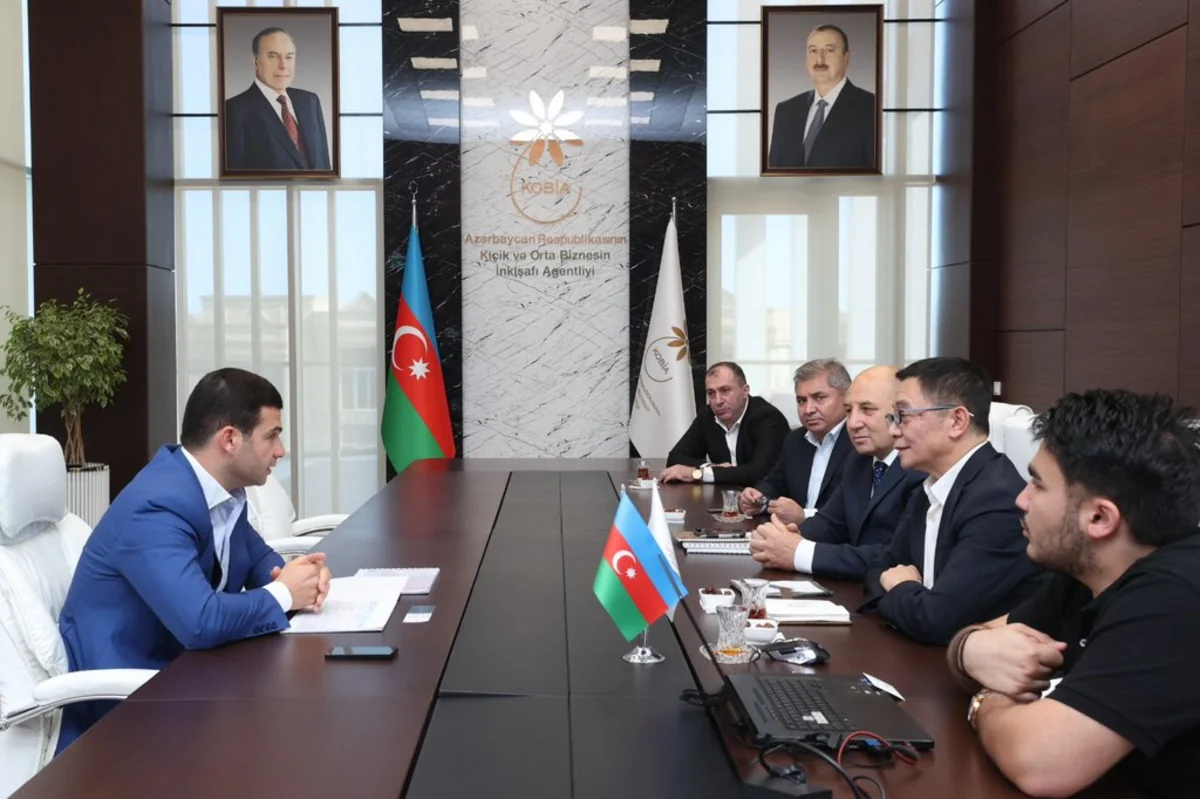 KOBİA Çin şirkəti ilə Azərbaycanda elektromobil istehsalını müzakirə edib